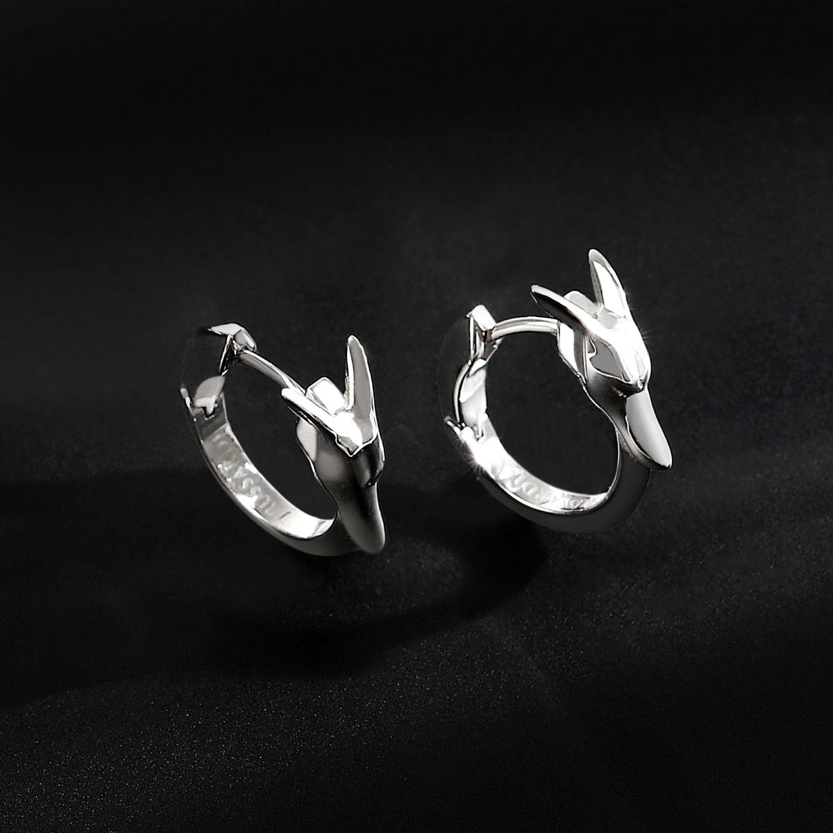 Trussardi T-HERITAGE ladies earring steel silver size 16MM