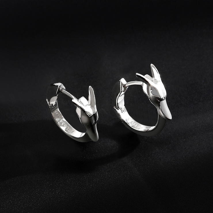 Trussardi T-HERITAGE ladies earring steel silver size 16MM