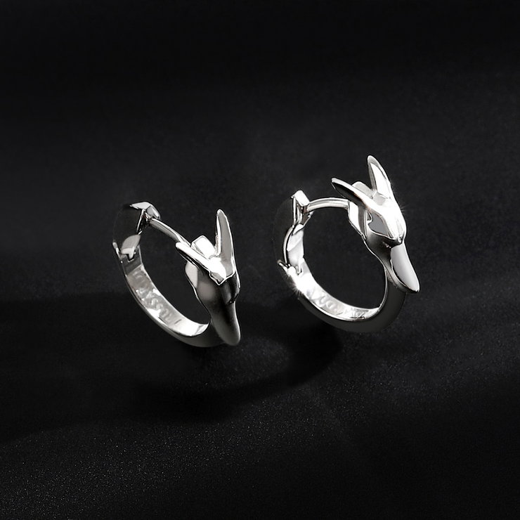 Trussardi T-HERITAGE ladies earring steel silver size 16MM