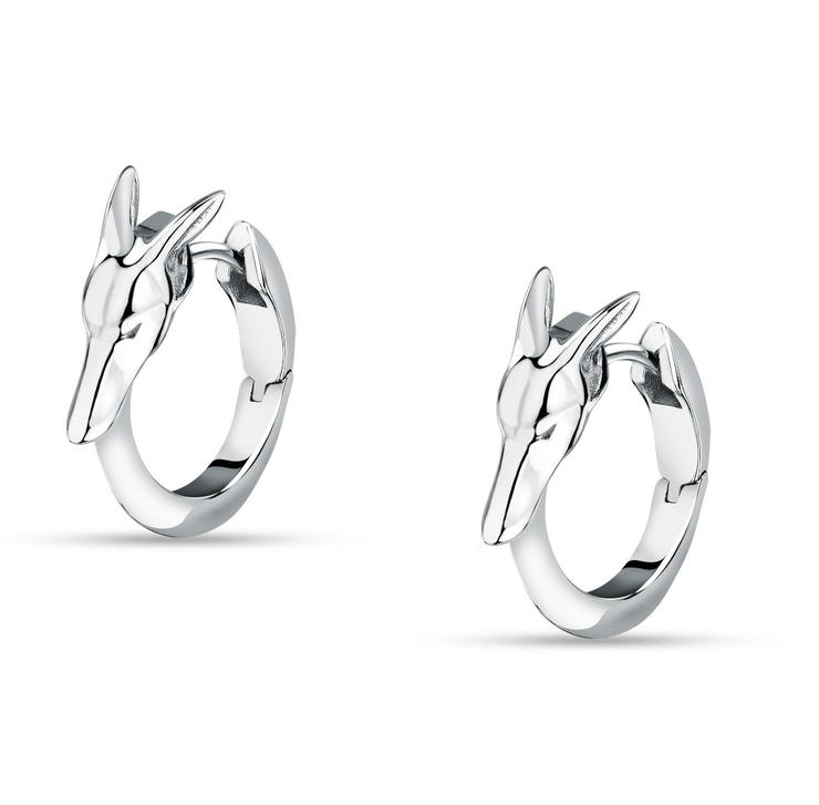 Trussardi T-HERITAGE ladies earring steel silver size 16MM