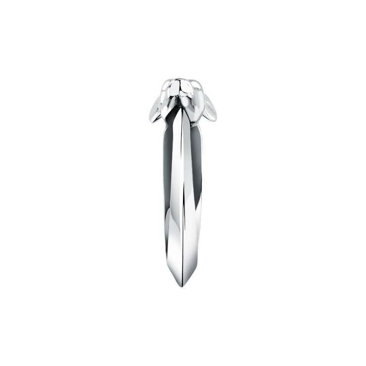 Trussardi T-HERITAGE ladies ring stainless steel silver size 16