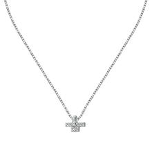 Trussardi ladies necklace T-LOGO PEND steel silver size 40+5CM