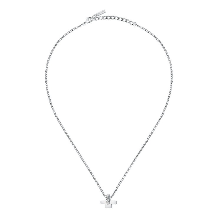 Trussardi ladies necklace T-LOGO PEND silver size 40+5CM