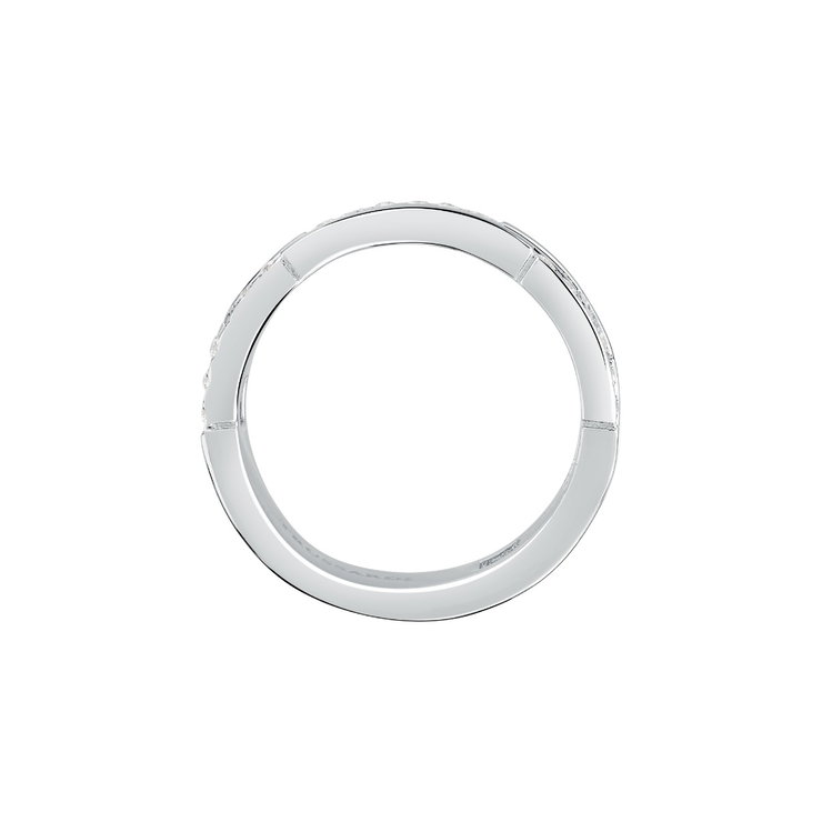 Trussardi T-LOGO women ring steel silver with crystal size 14