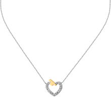 Trussardi T-LOGO ladies necklace steel silver size 40+5CM 
