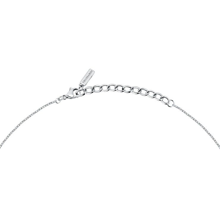 Trussardi T-LOGO ladies necklace steel silver size 40+5CM