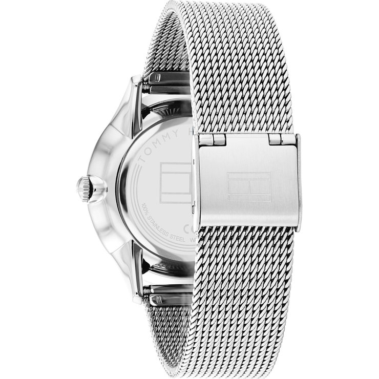 Tommy Hilfiger Ladies quartz watch with day-date silver