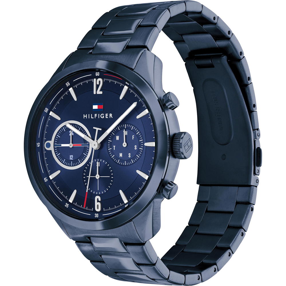 Tommy Hilfiger Gents Watch stainless steel blue