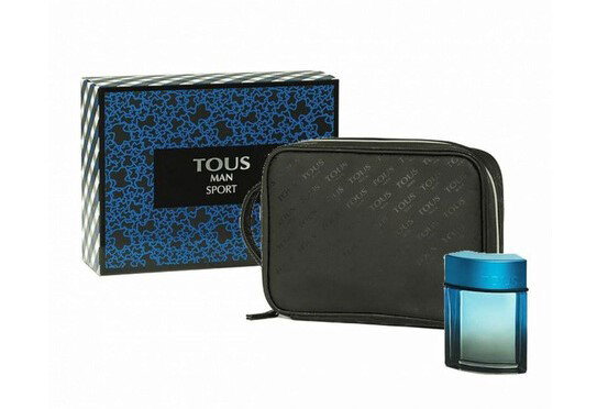 Tous Man Sport Gift Set for Men EDT 100Ml with Travel Bag