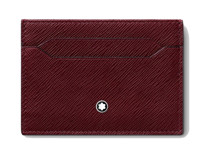 Montblanc Sartorial card holder 5cc burgundy