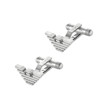 Emporio Armani Eagle Logo Silver Cufflinks for Men