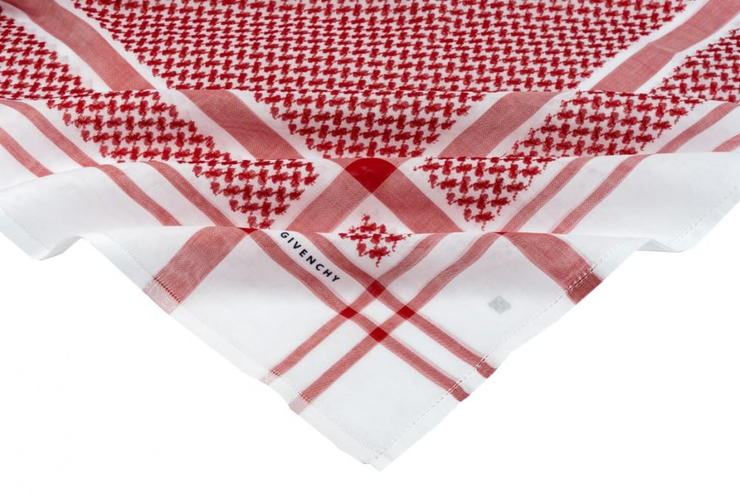 Givenchy Shemagh for men red size 58 inch