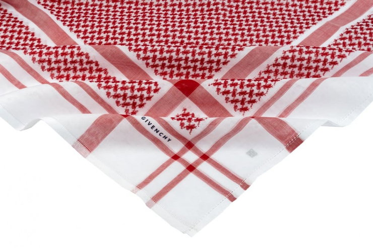 Givenchy Shemagh for men red size 58 inch