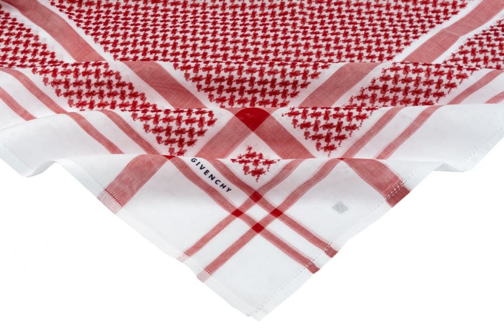 Givenchy Shemagh for men red size 60 inch