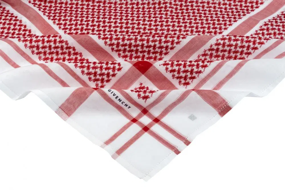 Givenchy Shemagh for men red size 60 inch