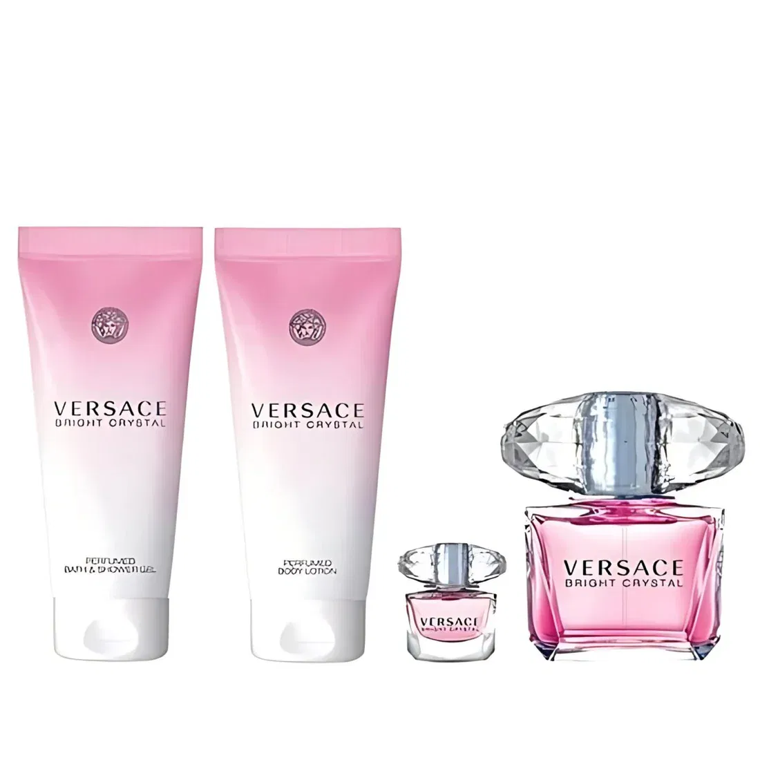 طقم عطر فرساتشي برايت كريستال للنساء - أو دو تواليت 90 مل