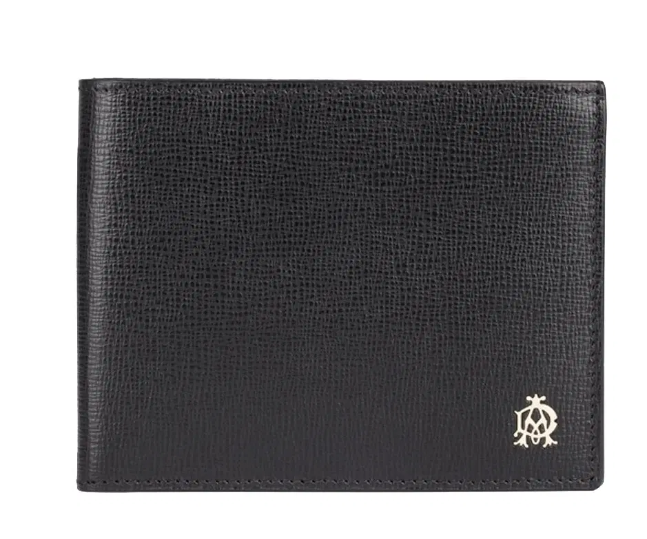 Dunhill Belgrave Leather Billfold Wallet Black , Brown