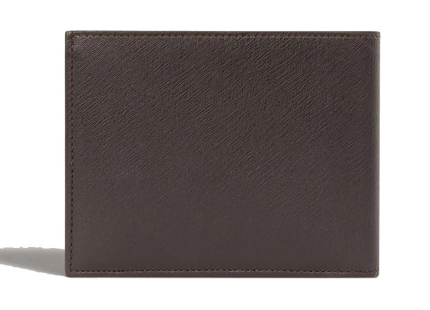 Dunhill Sidecar Leather Billfold Wallet Brown 