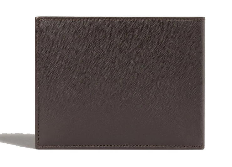 Dunhill Sidecar Leather Billfold Wallet Brown 