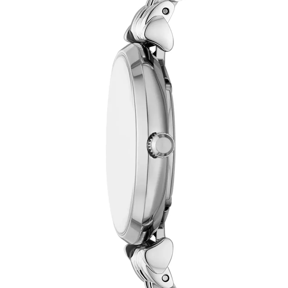 Emporio Armani Ladies Silver Quartz Watch