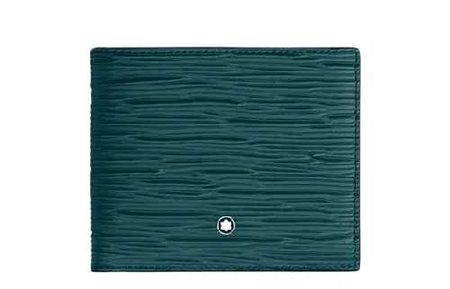 Montblanc 4810 Wallet 8cc - Green Leather 