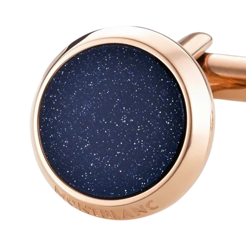 Montblanc Meisterstuck Steel Rose Gold & Blue