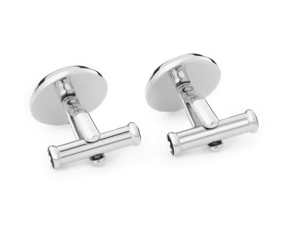 Montblanc Meisterstuck Cufflinks – Steel & Black Resin