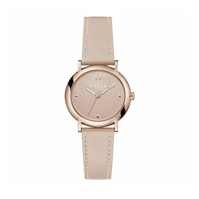 Furla Nude Watch For Women Pink Leather 