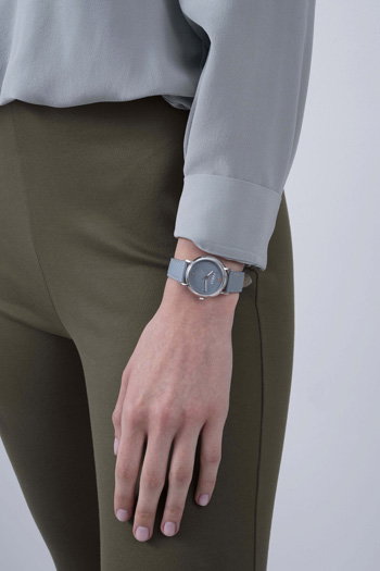 Furla Watch For Women - Elegance Blue Leather