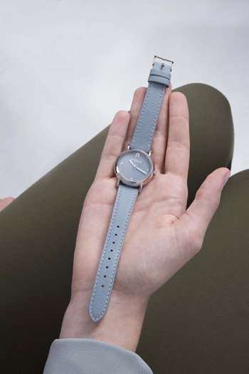 Furla Watch For Women - Elegance Blue Leather