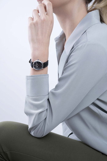 Furla Nude Watch For Women Black Leather