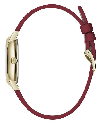 Furla Nude Watch For Women Burgundy Leather