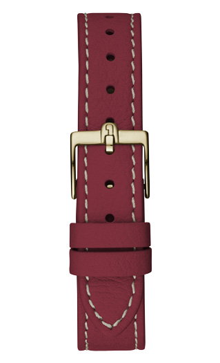 Furla Nude Watch For Women Burgundy Leather