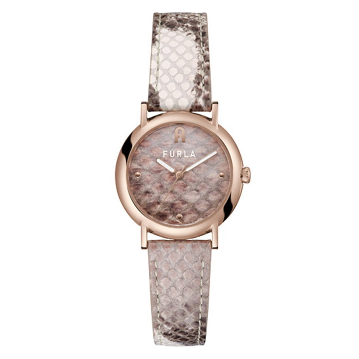 Furla Python Watch For Women Brown