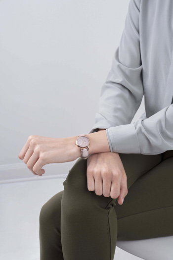 Furla Python Watch For Women Brown