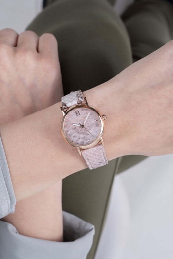Furla Python Watch For Women Brown