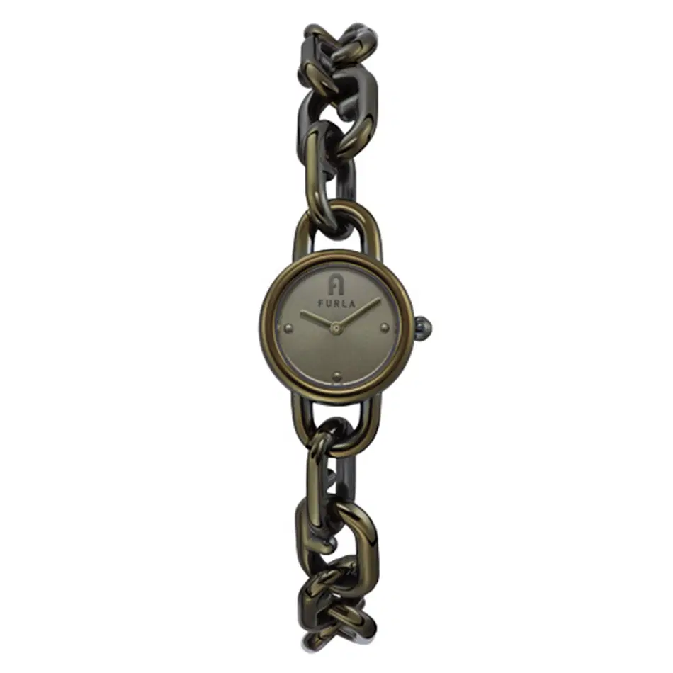 Furla Women Watch Gun Metal