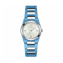 Furla Pvd Watch For Women Steel Silver , Blue 