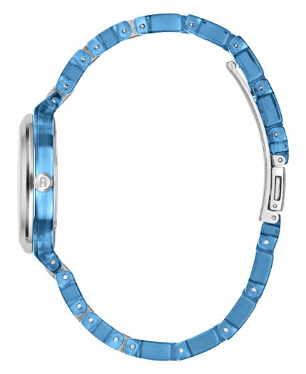 Furla Pvd Watch For Women Steel Silver , Blue