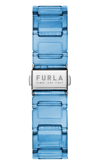 Furla Pvd Watch For Women Steel Silver , Blue
