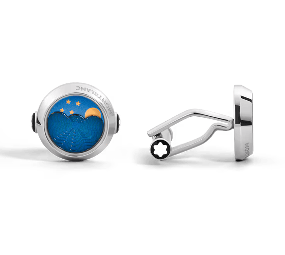 Montblanc Moonphase Cufflinks in Stainless Steel