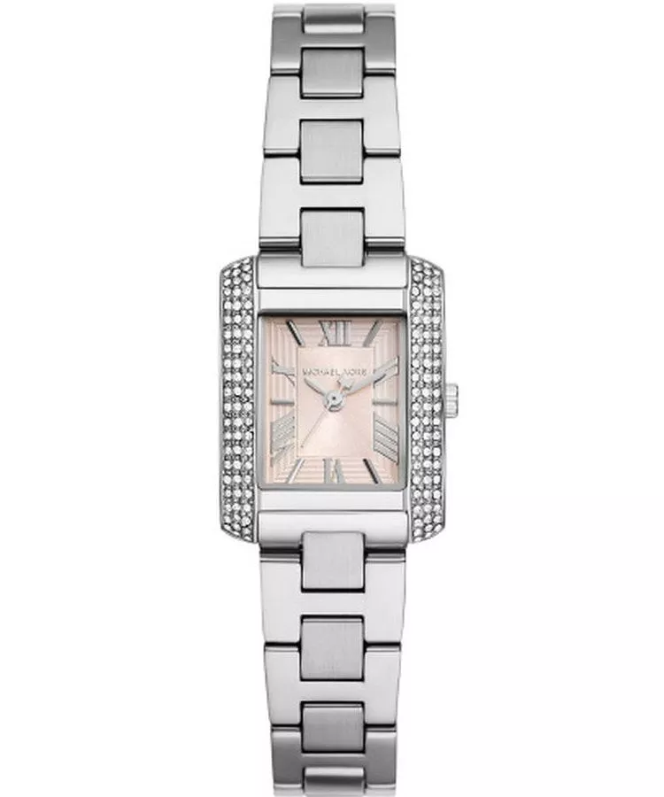 Michael Kors Emery Ladies Silver Tone Watch & Bracelet Set 