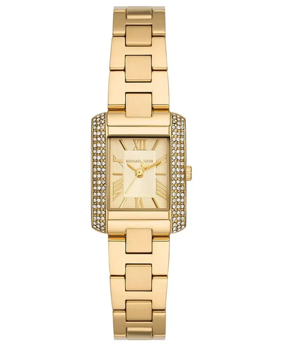 Michael Kors Emery Ladies Gold Tone Watch & Bracelet Set 