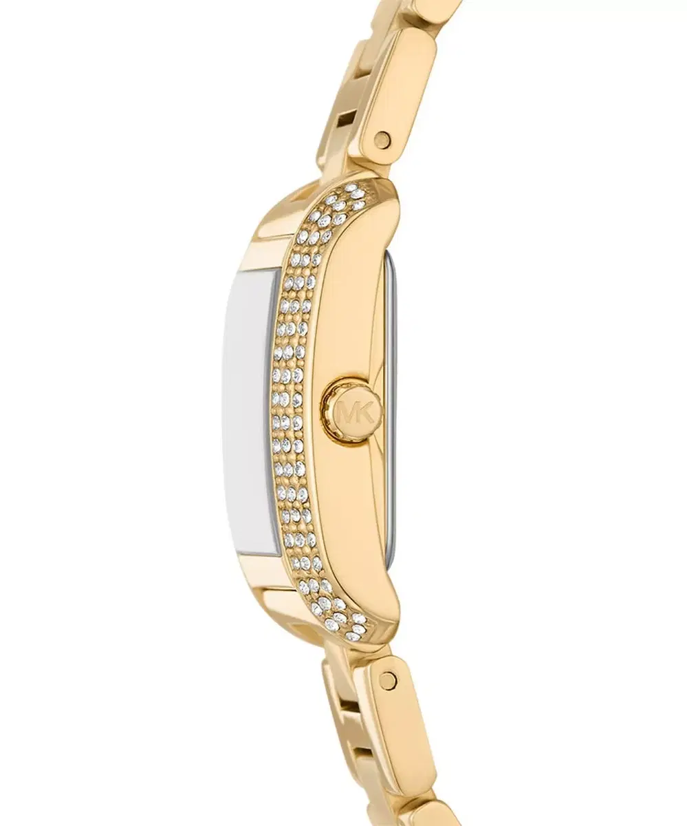 Michael Kors Emery Ladies Gold Tone Watch & Bracelet Set 