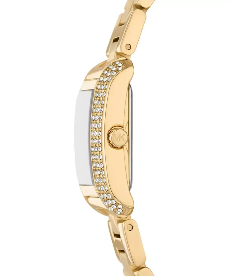 Michael Kors Emery Ladies Gold Tone Watch & Bracelet Set 