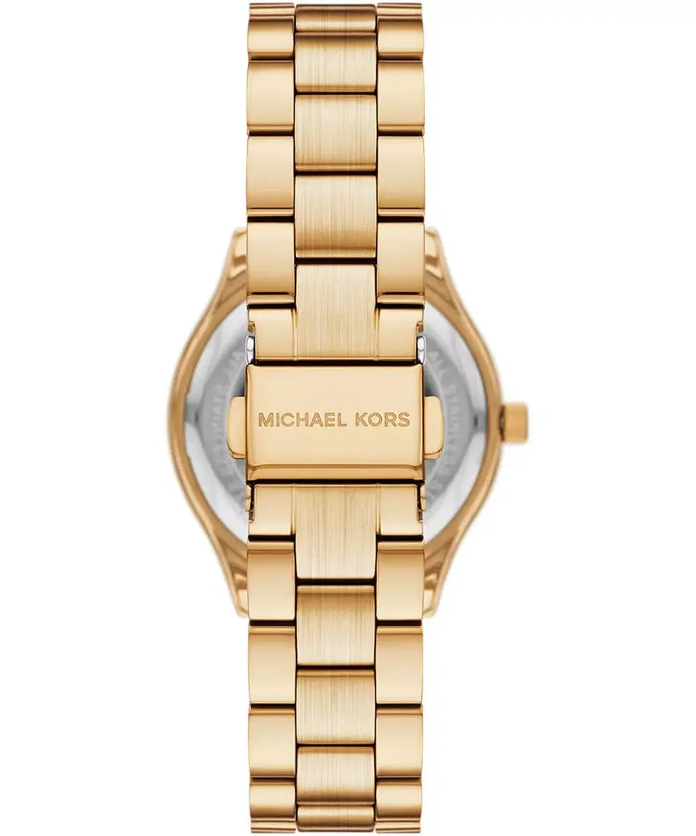Michael Kors Slim Runway Ladies Gold Watch and Jewelry Set