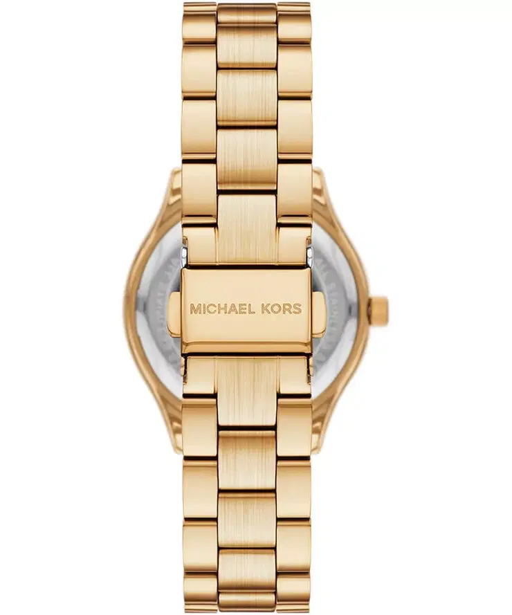 Michael Kors Slim Runway Ladies Gold Watch and Jewelry Set