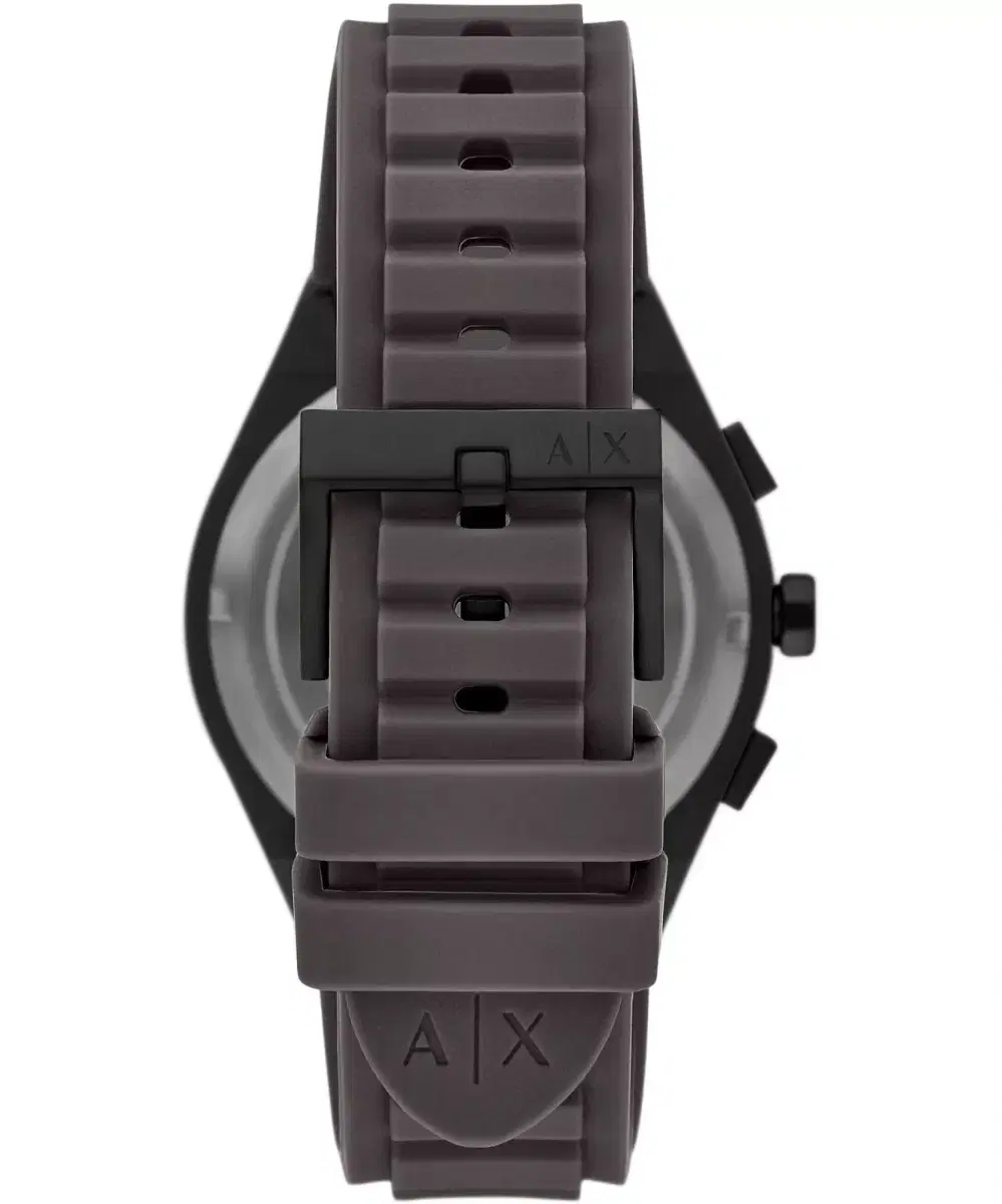 Armani Exchange Sync Chronograph Black Silicone Watch