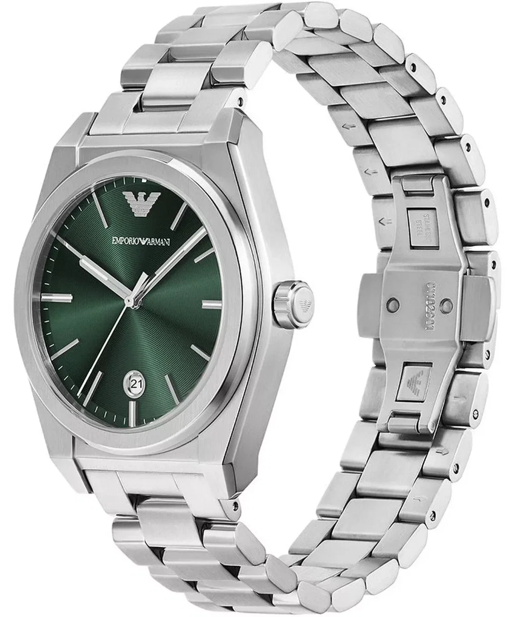 Emporio Armani Federico Green Dial Watch
