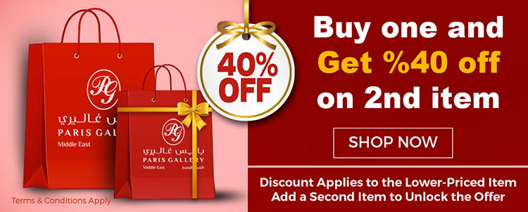 Buy One, Get 40% Off the 2nd Item 